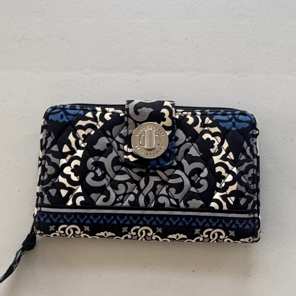 Vera Bradley turn lock wallet